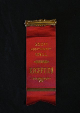 Commemorative Ribbon for the 250th Anniversary Ball