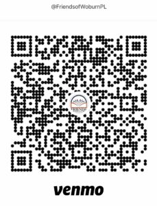 Friends of the Library Venmo QR code