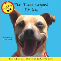 buffy the three legged pit bull